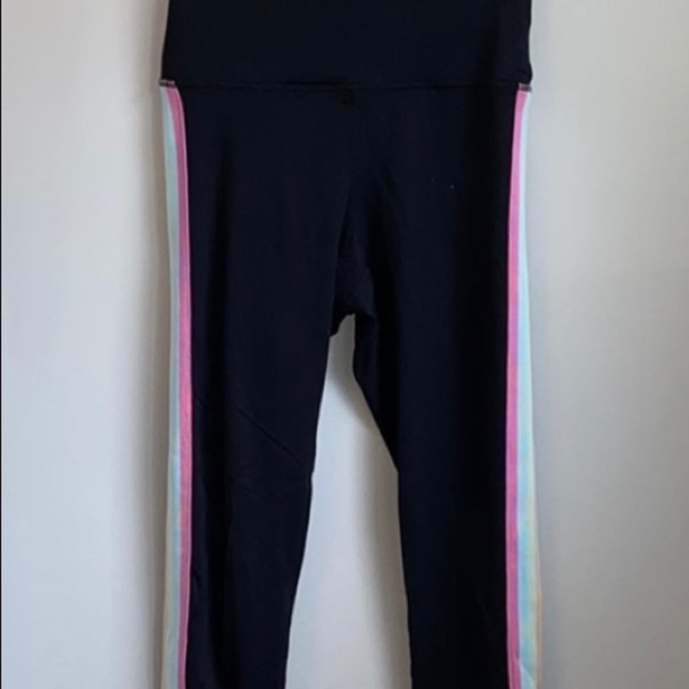 Spiritual Gangster striped leggings